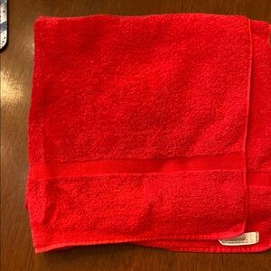 Crimson Fieldcrest Bath Towel
